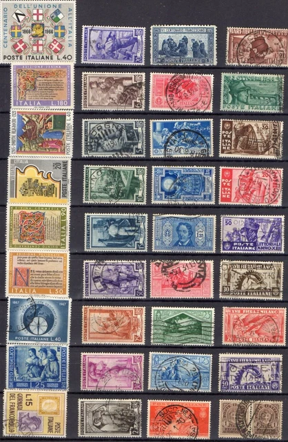 ITALIE ! Lot de Lettres et Timbres anciens depuis 1900 ! NEUFS