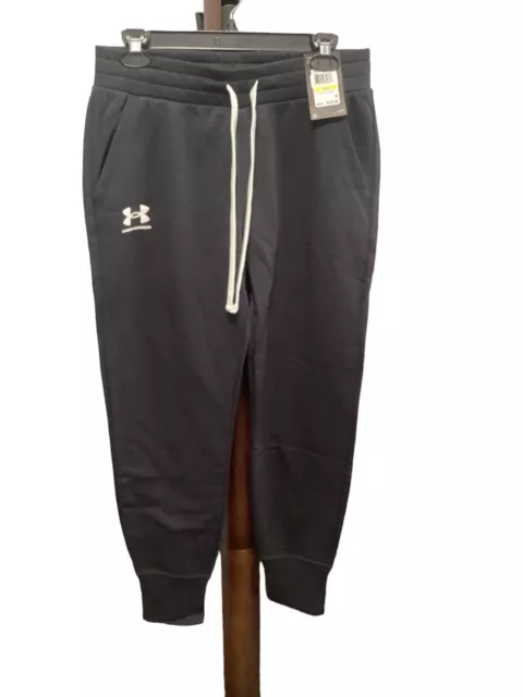 Under Armour Women's Rival Fleece Joggers Black  M