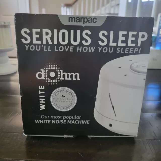 White Noise Machine Serious Sleep Sound Marpac Dohm Classic The Original Natural