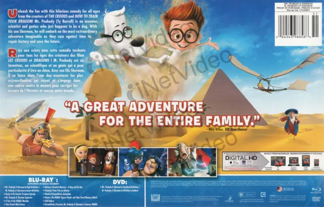Mr. Peabody & Sherman (Blu-Ray + Dvd + Digital Hd + Plush Toy) (Blu-Ra (Blu-Ray) 2