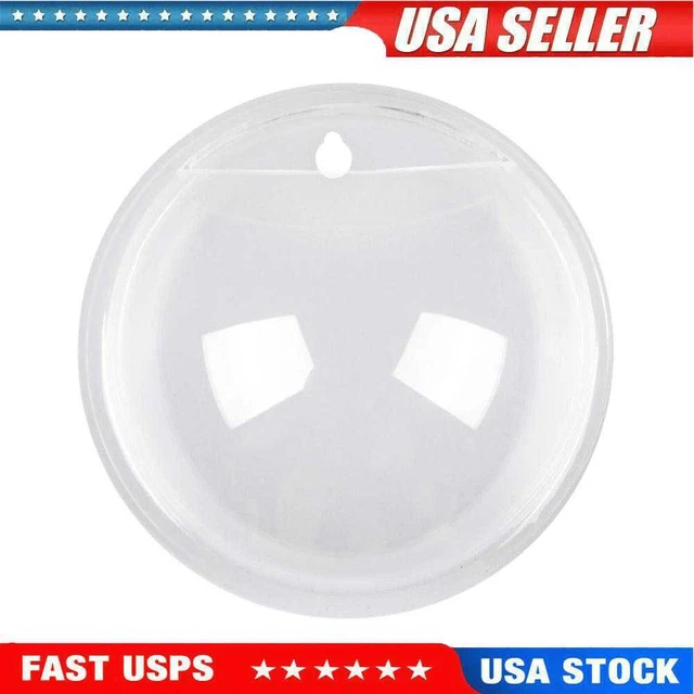 Wall Hanging Bubble Bowl Plant Fish Tank Aquarium Home Decor Transparent)