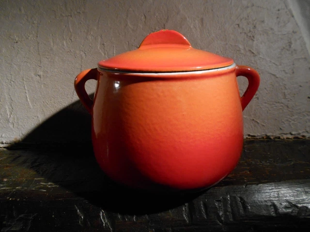 Caquelon À Fondue Fonte Émaillée 17cm Rouge à Prix