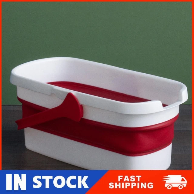 Plastic Bucket Multifunctional Collapsible Bucket Rectangular for House Cleaning