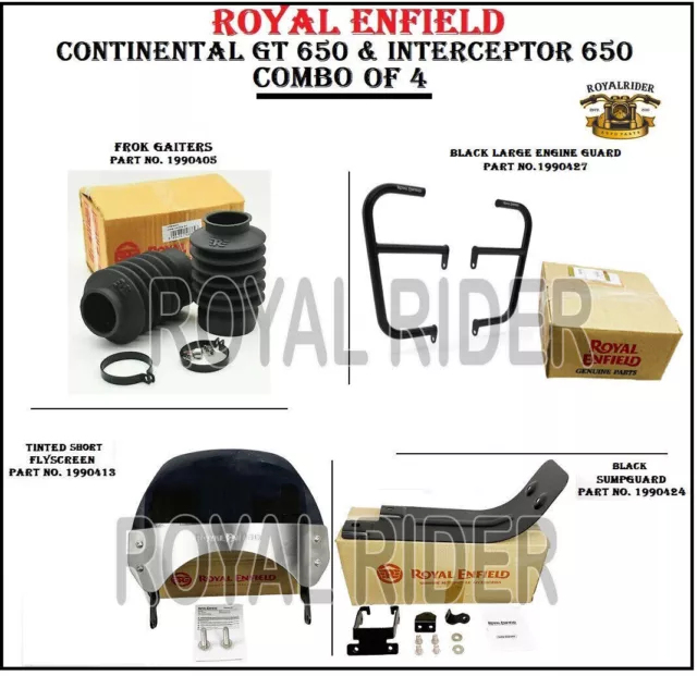 Royal Enfield Continental Gt 650 & Int 650 " Paquete Combinado De...