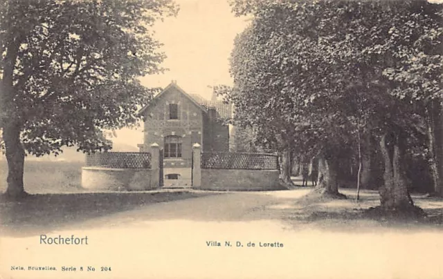 Belgique - ROCHEFORT (Namur) Villa N. D. de Lorette - Ed. Nels Série 8 N. 204