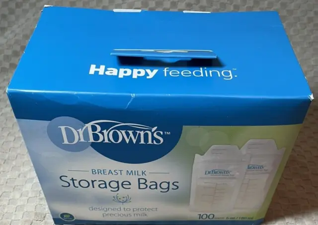Dr. Brown's breast milk storage bags 100 count/6 oz