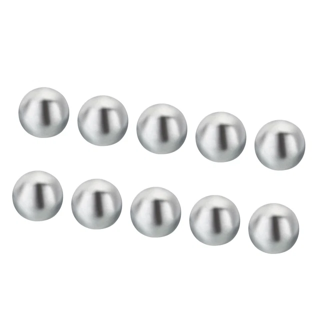 50pcs M4 Lamp Finial Cap Knob Nuts Lamp Decoration for Lamp Harp Top Silver Tone