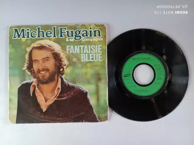 Vinyl 45 RPM Disk 45T Michel Fugain Variety Vintage French LP