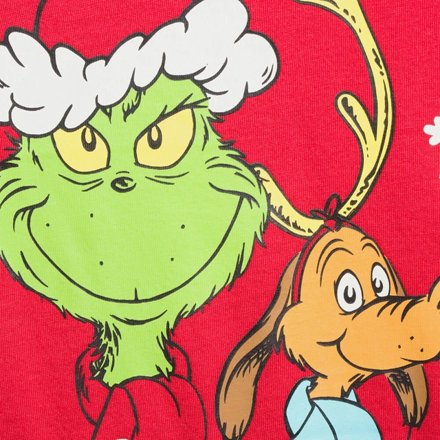 Pigiama di Natale Grinch pigiama di Natale famiglia abbinato adulto bambini bambino abbigliamento da notte pigiama 8