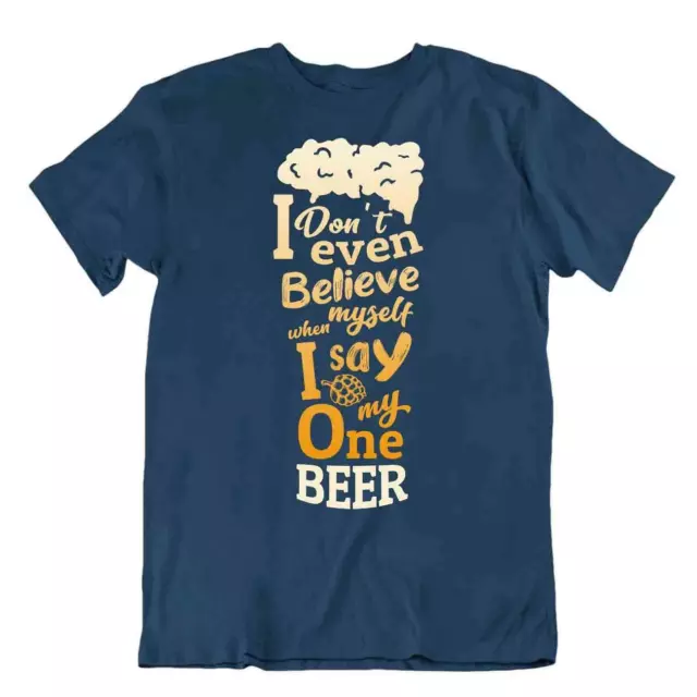Credo nella birra TSHIRT Maglietta Divertente bere Broma Tee Comics T-Shirt