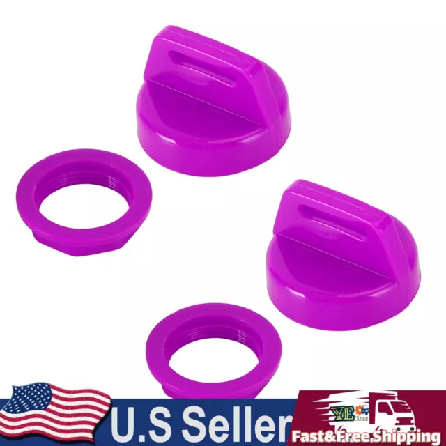 2pcs Key Switch Cover Violet For Polaris Ranger 400 500 570 800 900 1000 5433534