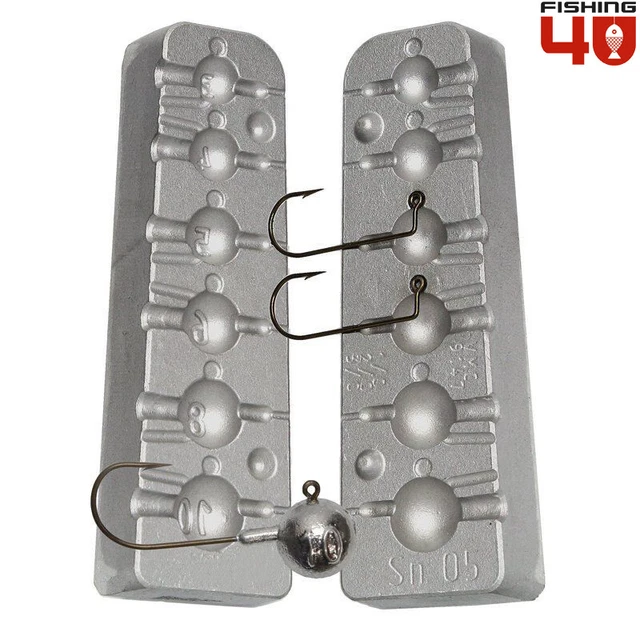 5 Lots De 16 Plombs De Pêche En Plomb 5 Lbs – Moule Non Inclus