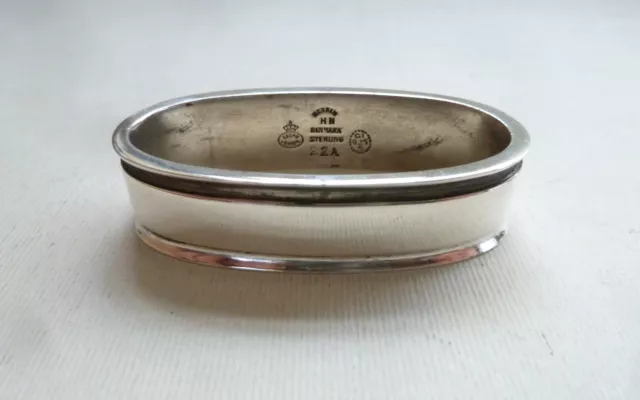 Georg Jensen - Pyramid: Vintage Sterling Silver Napkin Ring 22A