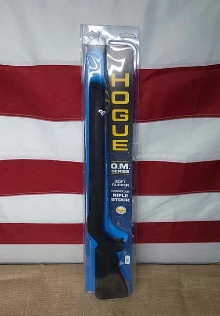 Hogue Soft Rubber Overmolded Stock Ruger 10/22 Standard Barrel, Black - 22000