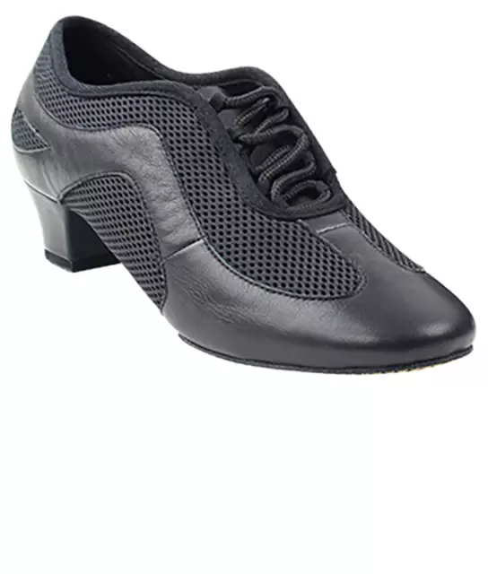 Very Fine Ladies Practice, Cuban Low Heel Black Dance Shoes - SERA702BBX