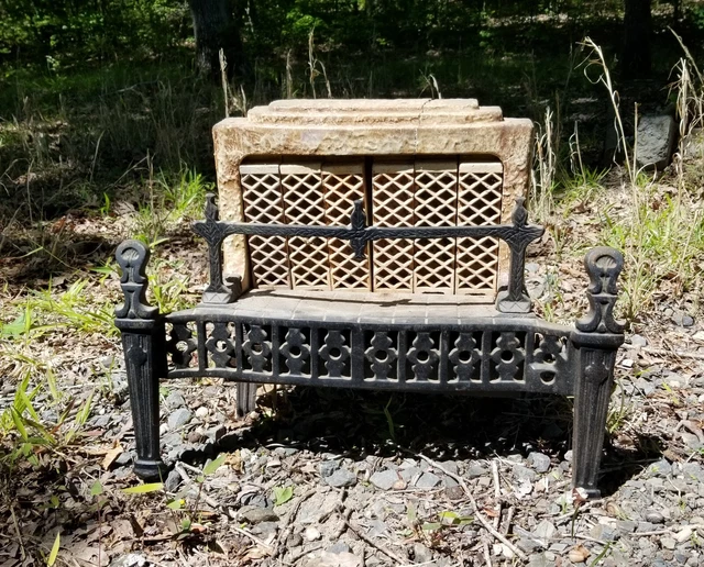 Antique Vintage Gas Space Room Heater Fireplace Insert - 1940's Antique Vintage Gas Space Room Heater Fireplace Insert - 1940's