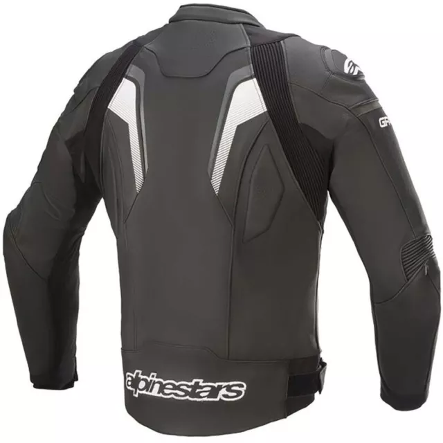 NEW Alpinestars GP Plus R V3 Black/Grey Airflow Leather Road Motorcycle Jacket 2