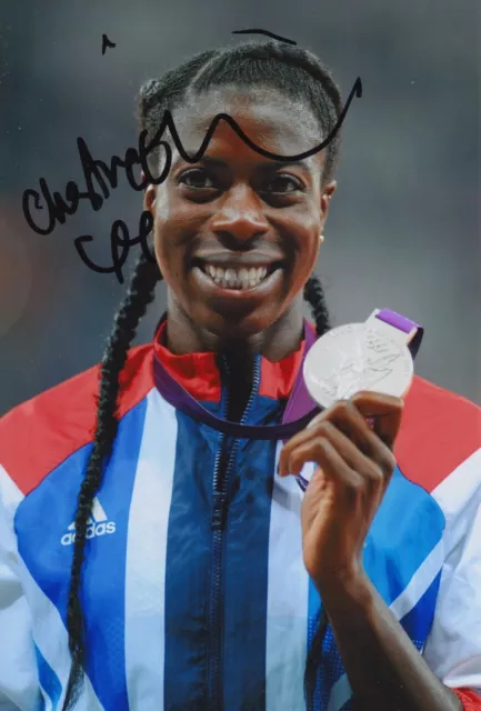 Christine Ohuruogu Hand Signed 12X8 Photo Olympics Autograph London 2012 7