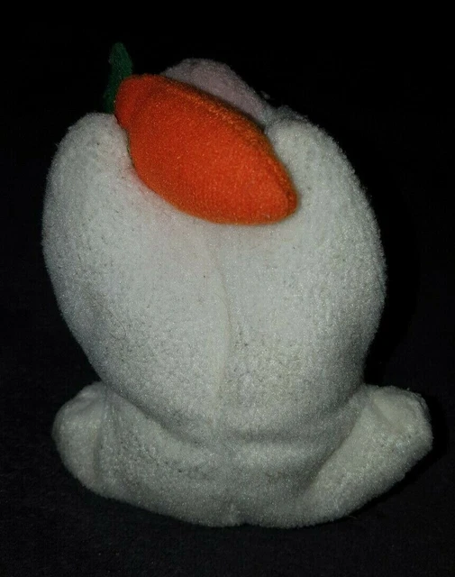 Süßes kleines Häschen weiß Hase mit Möhre Kuscheltier Stofftier Plüsch 4