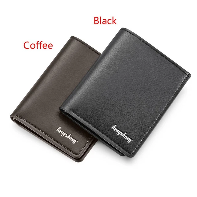 MEN CREDIT MULTICARD ID Card Holder Coin Purse Money Clip Leather