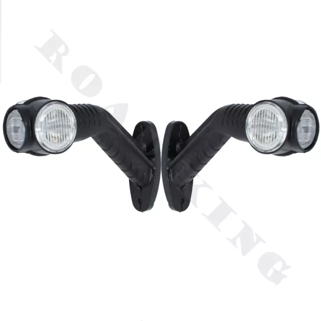 2 x LED LKW Begrenzungsleuchten 24V Volt Positionsleuchten Anhänger E-Zertifikat