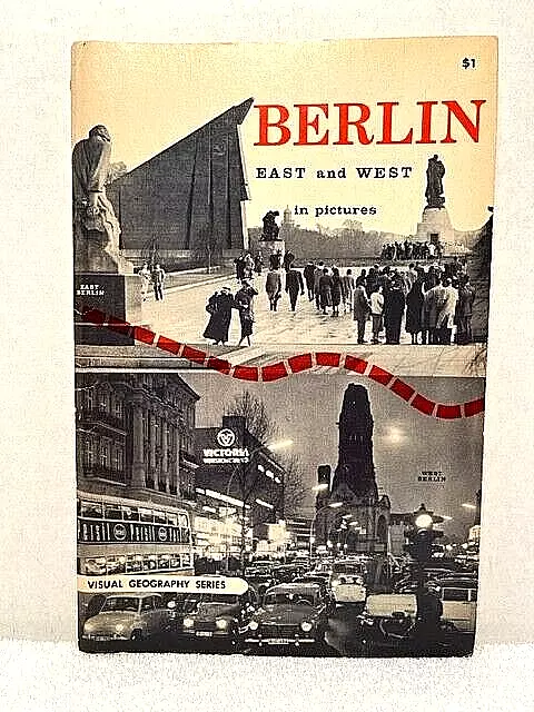 1964 BERLIN EAST & WEST IN PICTURES Binder Germany History Architecture RARE
