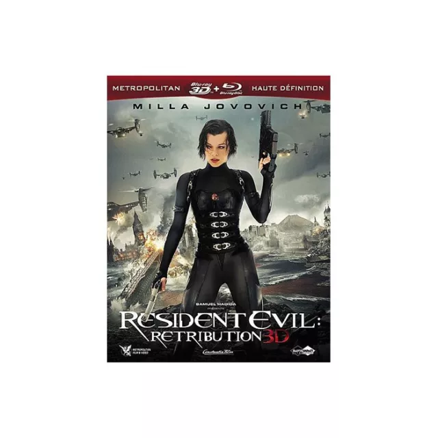 Resident evil retribution BLU-RAY 3D + BLU-RAY STEELBOOK NEUF