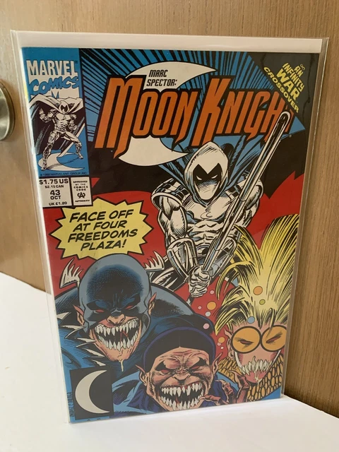 Marc Spector Moon Knight 43 🔥1992 INFINITY WAR Crossover🔥Marvel Comics🔥VF
