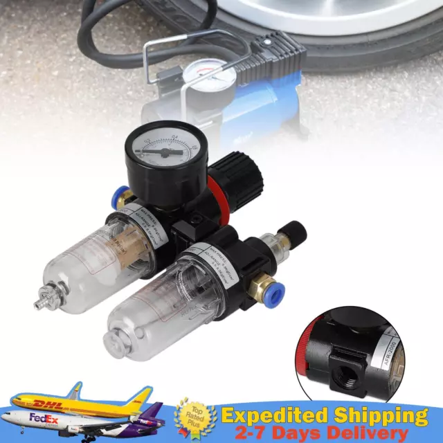 AFC2000 Air Compressor Oil Water Separator Filter Regulator Trap AL2000 G1/4" S7