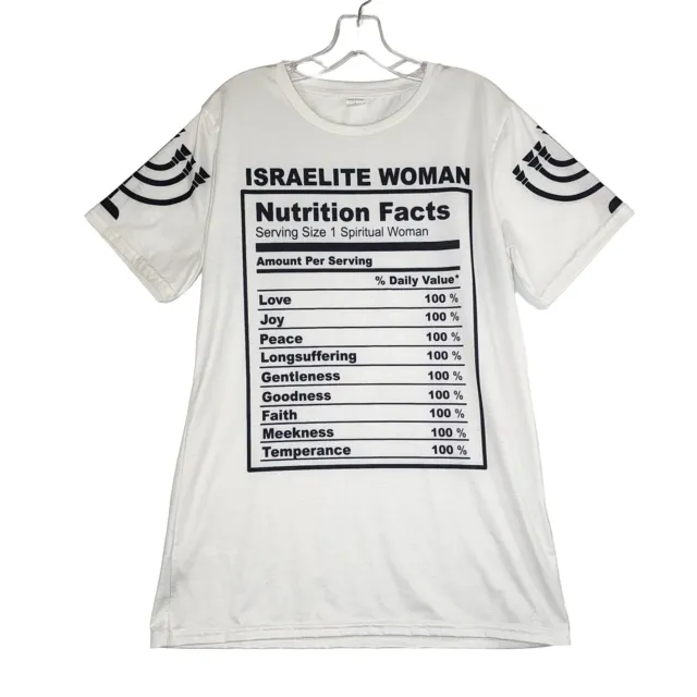 Hebrew Israelite Tribes of Israel Women T-Shirt Medium Nutrition Facts #671