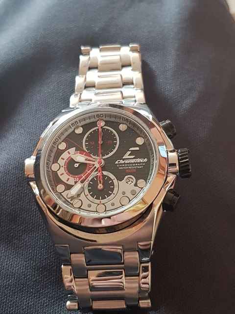 Montre Chronotech Active A200 2009 - Étanche 100m (10ATM) - Acier - Boîte Et Manuels