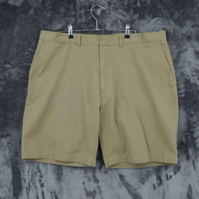 Polo Ralph Lauren Prospect Short Mens 42 Beige Cotton Flat Front Chino Shorts