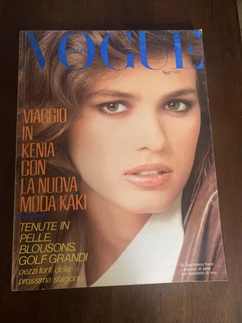 VOGUE ITALIA MAGAZINE February 1981 Gia Carangi - Cover, Lauren Hutton ...