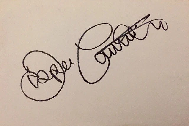 Jasper Carrott Signed 6X4 White Card Tv Autograph Comedy & Tv Presenter