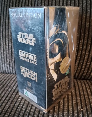 star wars gold box vhs