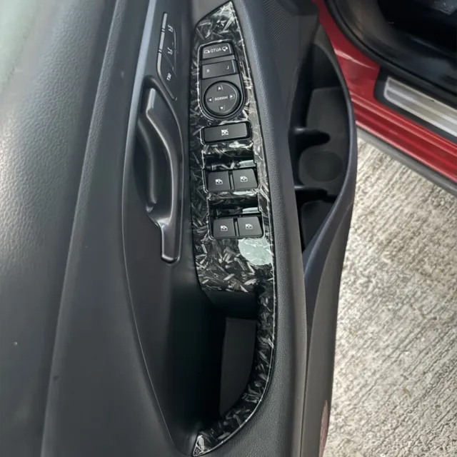 Geschmiedete Fensterheber Taste Blenden Abdeckung Rahmen Tuning Für Hyundai I30