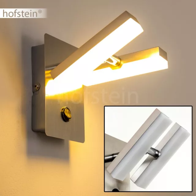 LED Design Wandlampe mit Schalter Wohn Zimmer Leuchten Flur Lampen Wand Strahler