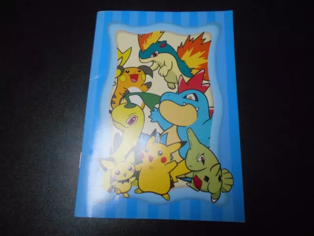Pokemon Center Promo Note Book Pikachu Raichu Pichu etc Without Card #352