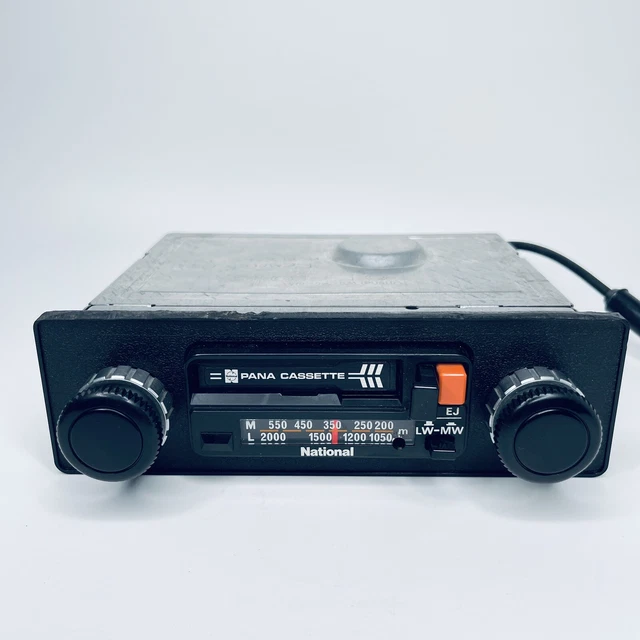 VINTAGE CAR RADIO Pana Cassette NATIONAL PANASONIC 1970s Classic CQ