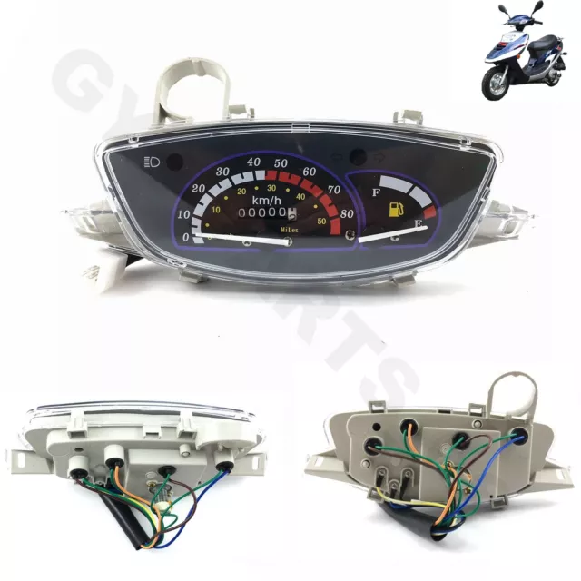 TACHO TACHOMETER COCKPIT z.B. YIYING YY50QT-14 REX RS BENZHOU TOP SPEED JINAN 4T