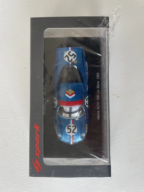 Alpine A210 14th Le Mans 1968 #55 by Spark