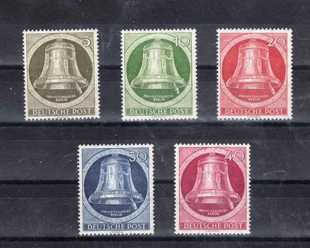 Berlin  postfrisch Mi. Nr.  82-86  Glocke II