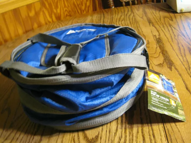 OZARK Trail 50 Can Collapsible Soft Sided Cooler Blue NWT POP UP Cooler NWT