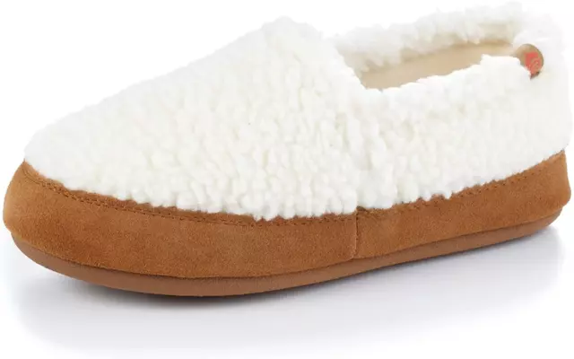 Acorn Women's Moc Slipper - Cozy Memory Foam Moccasins for Women, Cute House...