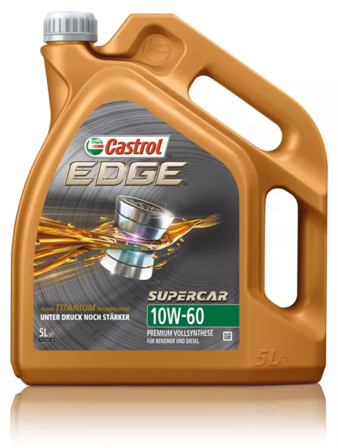 Castrol Edge Supercar 10w 60 / 5 Liter Kanister BMW M Freigabe Titanium FST