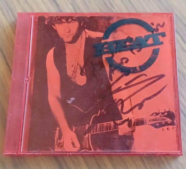 JIMMY BARNES Signed Heat CD 1993 Gold Disc, Translucent Red/Orange Jewel Case