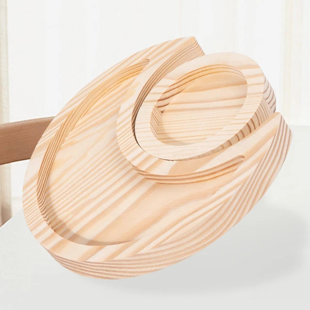 Plateau En Bois 2 Plateaux Bois Ovale Rongxze - Rangement Décoratif Pour Cosmetiques Et Bijoux Plateau Ovale Multifonction