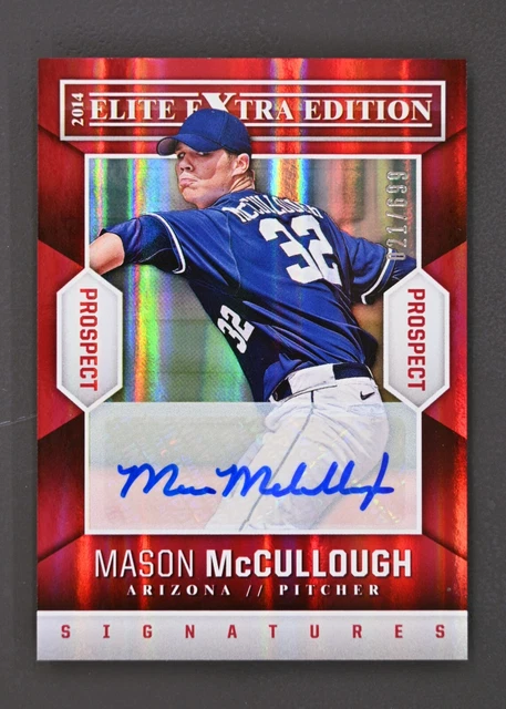 2014 Panini Elite Extra Edition #87 Mason McCullough 21/699 Auto Prospect Sig