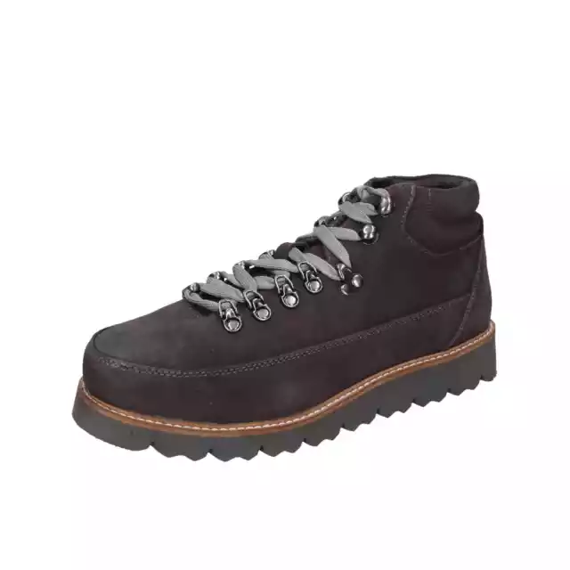 scarpe uomo CAFè NOIR stivaletti grigio camoscio EZ382