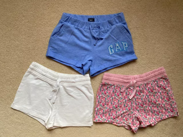 Lot Of 3 Pairs Of Girls Shorts NEXT and GAP Kids Age 8 And 8-9 Years